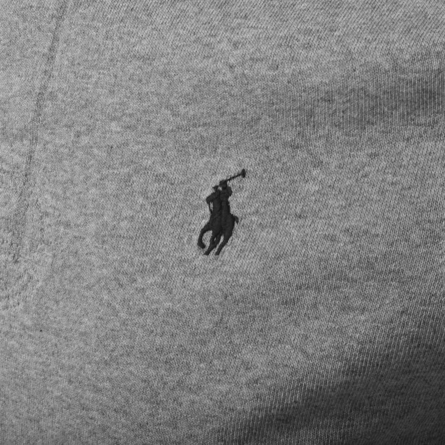 Alternative Image for ProductRalph Lauren Long Sleeved Polo T Shirt Grey3